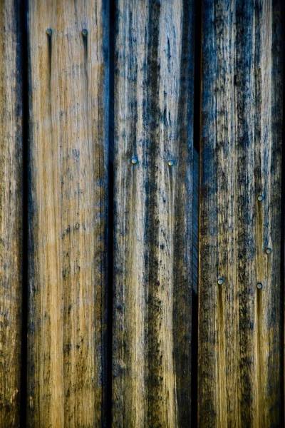 Zbliżenie Drewnianej Bramy Wsi — Zdjęcie stockowe