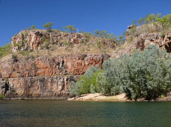 Una Vista Del Río Katherine Territorio Del Norte Australia — Foto de Stock