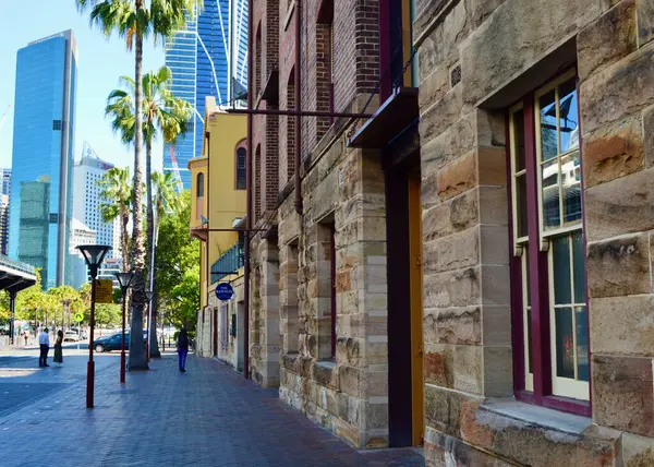 Sydney, Avustralya 'daki Kayalıklar' ın manzarası