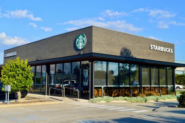 Batı Sydney Penrith, Avustralya 'daki Starbucks Kafe