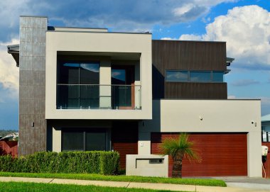 Batı Sydney, Avustralya 'da modern bir ev manzarası