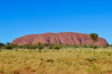 red rock formation in australia clipart