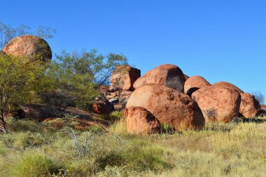 Orta Avustralya 'da güzel kaya oluşumları.