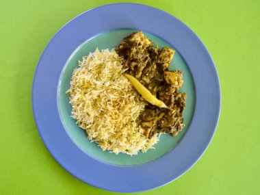 Safran pirinçli Palak Paneer.