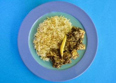 Safran pirinçli Palak Paneer.