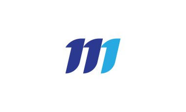 Soyut modern M1 logo tasarımı. Beyaz arka planda izole edilmiş. vektör illüstrasyon logo tasarımı