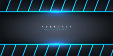 Soyut Mavi Teknoloji arka plan tasarımı. Vektör illüstrasyon eps10