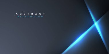 Soyut Mavi Teknoloji arka plan tasarımı. Vektör illüstrasyon eps10