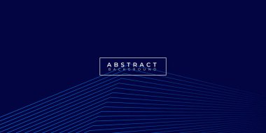 Basit soyut mavi çizgiler arkaplan tasarımı. Vektör illüstrasyonu 10
