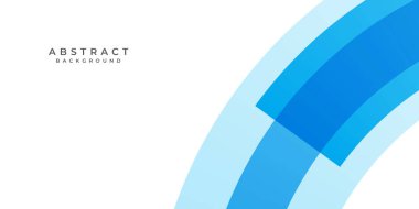 Mavi gradyan aksanlı soyut Minimalist arka plan. Vektör Eps10