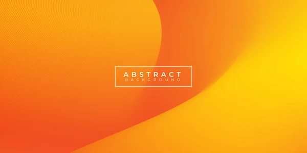 Orangefarbener Wellenförmiger Hintergrund Vektorillustration — Stockvektor