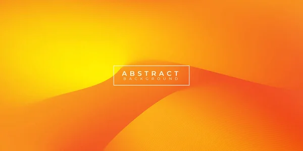 Orangefarbener Wellenförmiger Hintergrund Vektorillustration — Stockvektor