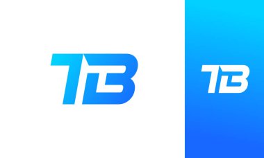 Harf verem logosu tasarımı. Yaratıcı harfler TB Logo Tasarım Vektör Şablonu. İlk Harfler TB Logo Tasarımı