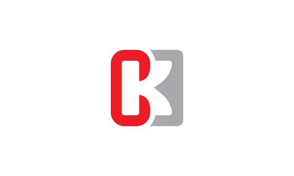 Lettre Logo Design Logo Espace Négatif Créatif Moderne Lettre Combinant — Image vectorielle
