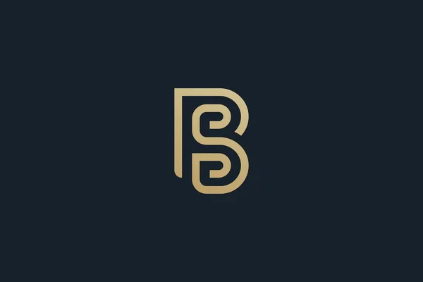 Design Logotipo Logo Inicial Forma Super Criativa Ilustração Vetorial — Vetor de Stock