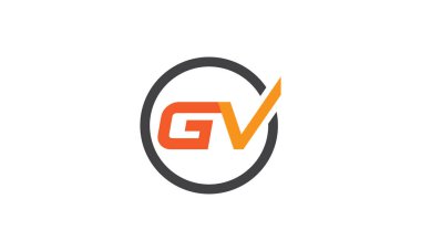 Minimum zarif monogram sanat logosu. Olağanüstü profesyonel trend muhteşem sanatsal VG ilk tabanlı Alfabe simgesi logosu. Düz arkaplanda birinci sınıf iş logosu