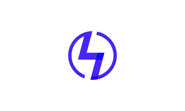 Буква Дизайн Логотипа Чистые Современные Инициалы Логотипа — стоковый вектор