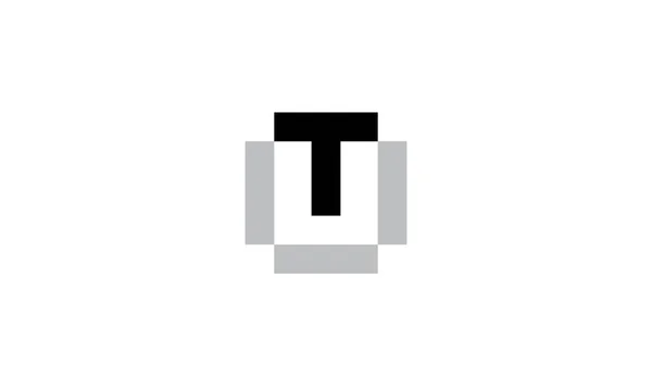 モノグラム文字Utロゴデザイン Utイニシャルロゴの文字 Utロゴデザインテンプレート — ストックベクタ