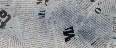 Gazete kağıdı grunge eski eski moda doku arkaplanı.