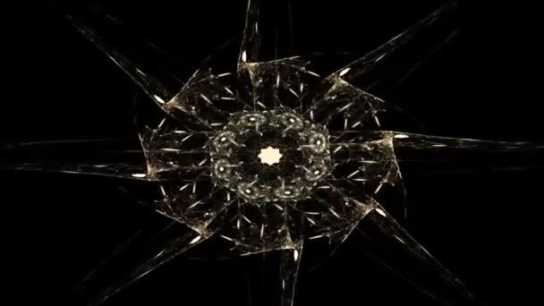 Sólidos Platónicos Símbolos Animados Mágicos Geometría Sagrada Para Eventos Meditación — Vídeos de Stock