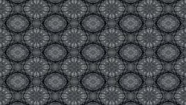 Mosaico Fractal Geométrico Caleidoscópico — Vídeo de stock