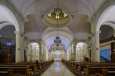 beautiful interior view of the central cathedral, located next to the main square of Tarma.