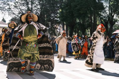 Gebelik. 02 Ocak 2023. İnsanlığın Soyut Mirası, Huaconada Festivali 'nden Sahneler Mito, Conception