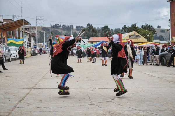 Gebelik Ocak 2023 Nsanlığın Soyut Mirası Huaconada Festivali Nden Sahneler — Stok fotoğraf