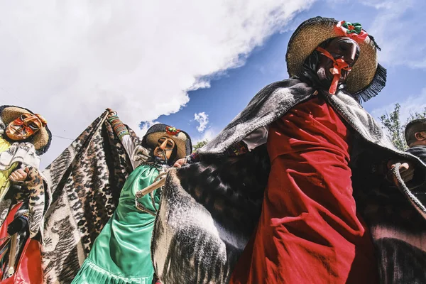 Gebelik Ocak 2023 Nsanlığın Soyut Mirası Huaconada Festivali Nden Sahneler — Stok fotoğraf
