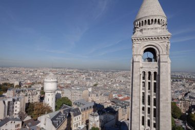  Bazilika sacre coeur Paris, Fransa 'da güzel bir gün