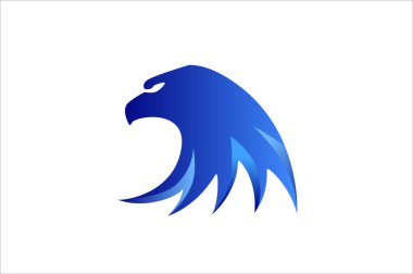 elegant minimalist hawk logo designsimple yet striking symbol of power and nobility clipart