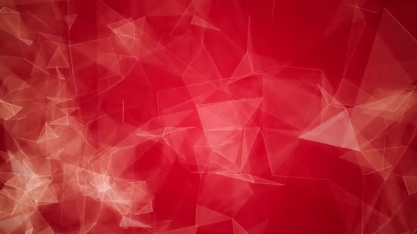 Red Background Abstract Animation Presentations — Stock Video