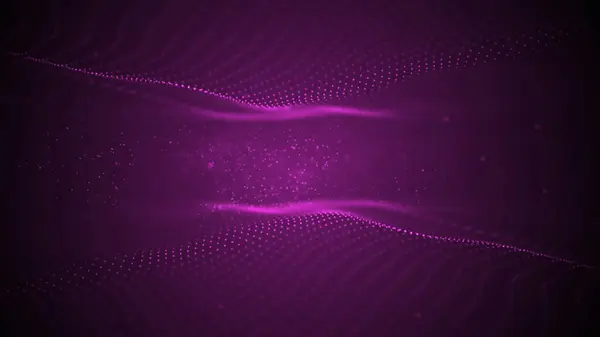 Hareketli noktalı mor soyut arkaplan