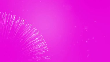 Sunumlar ve maketler için pembe arkaplan üzerine soyut video