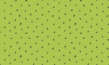 Tohumlu dikişsiz kivi deseni. Tropik meyve arkaplan tasarımı. Düz Vektör