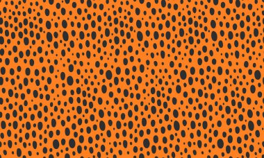 Tohumlu Papaya meyvesi deseni. Tropik meyve arkaplan tasarımı. Düz Vektör