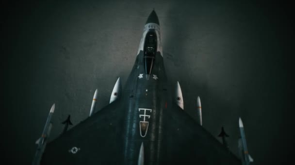 ファルコンと戦う マルチロール戦闘機 第4世代軍事ファイター — ストック動画