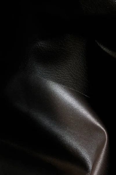 Close Shots Leather Samples Different Textures Tailorin — Stock Photo, Image
