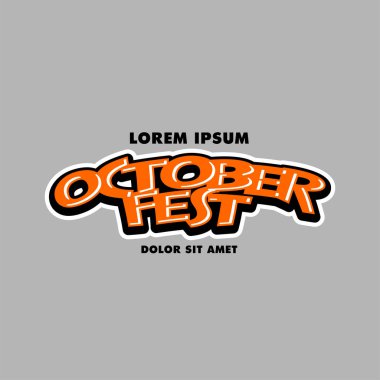 Ekim Festivali parti afiş vektörü festival afiş arka planı