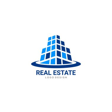 Ev inşaat ikonu vektör yerleşim sembolü Clipart emlak logosu