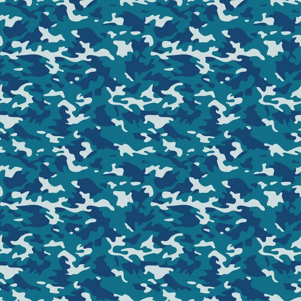 Armee Camouflage Nahtlose Muster Der Militär Camo Wiederholende Muster Vektor — Stockvektor