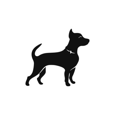 Hayvan nalı klipsi vektörünün veteriner logosu veteriner ikonu, petpaw mağaza sembolü. beyaz arkaplanda izole.