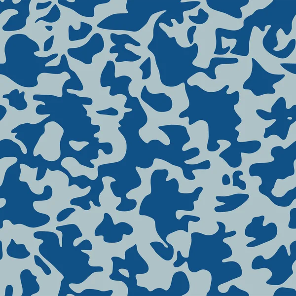 陆军迷彩无缝模式下的军用迷彩重复模式 海军士兵制服纺织品 — 图库矢量图片