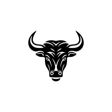 bizon başı logo vektör şablonu