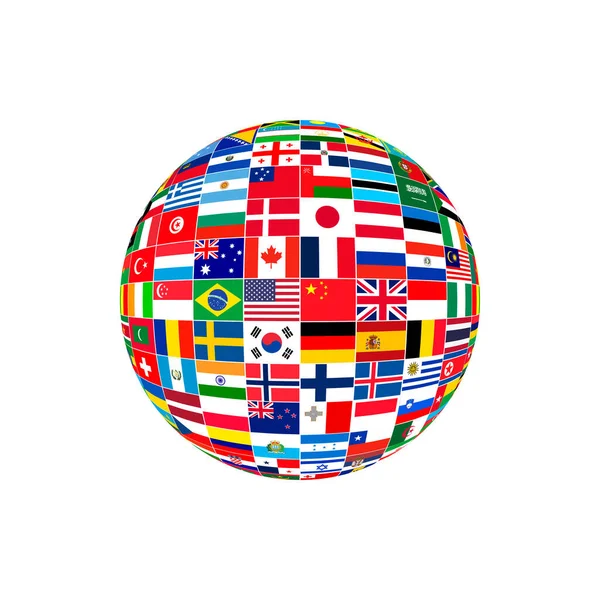 Globe Flag 'ın vektörü Dünya' yı, insanlığı ya da dünya hükümetini sembolize ediyor. Hükümdar ülke Bayrakları dünya çapındaki birlik devlet simgesinin bir parçası.