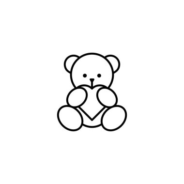 Mutlu Ayı 'nın taşıyıcısı. Sevgi dolu, sevimli bir hayvan karakteri. beyaz arkaplanda izole.