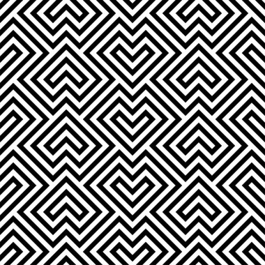 Dikdörtgen çizgilerin dikdörtgen olmayan optik illüzyonları tekrarlanan örüntü vektör arkaplanı.