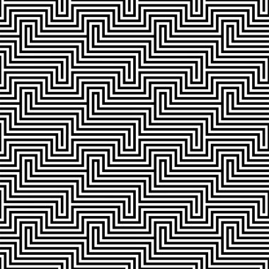 Optik illüzyon geometrik sanat dikdörtgen çizgilerin dikdörtgen çizgileri tekrarlayan şablon vektör arkaplanı.