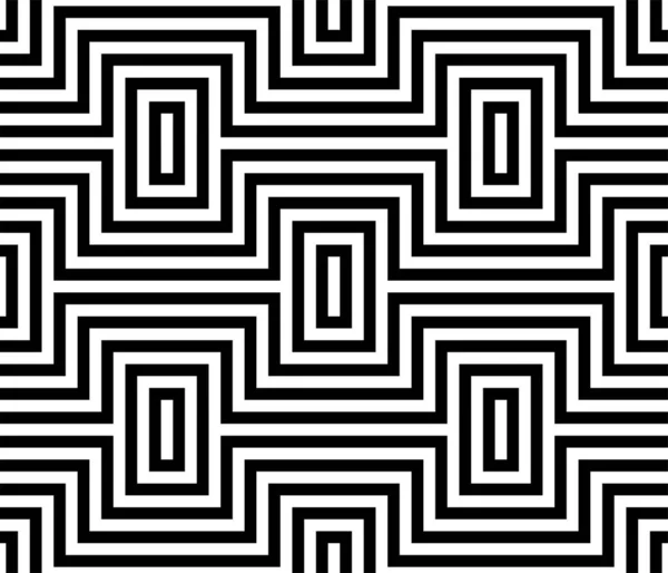 Ilusão Óptica Arte Geométrica Repetindo Padrões Linhas Quadradas Sem Costura Gráficos De Vetores