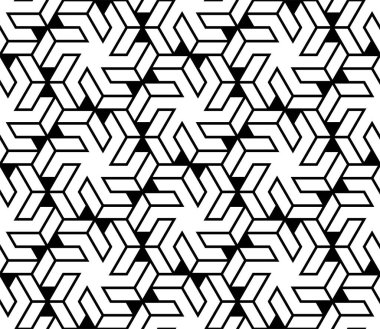 Çizgili çizgilerin vektörü pürüzsüz desen, altıgen karo yinelenen desen arkaplanı.